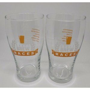2018 Craft Brew Races Commemorative Event Beer Glass 5K Run Beer Festival Set 2